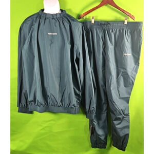 FIGHTHAUS CONTENDER SAUNA SUIT - GREEN, 3X-Large